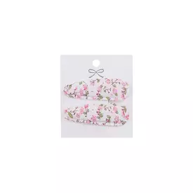 2-Piece Baby Girl Hair Clips Floral Print in #7