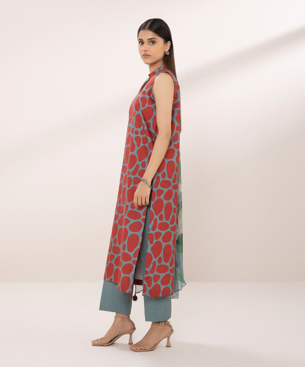 2 Piece - Printed Lawn Suit