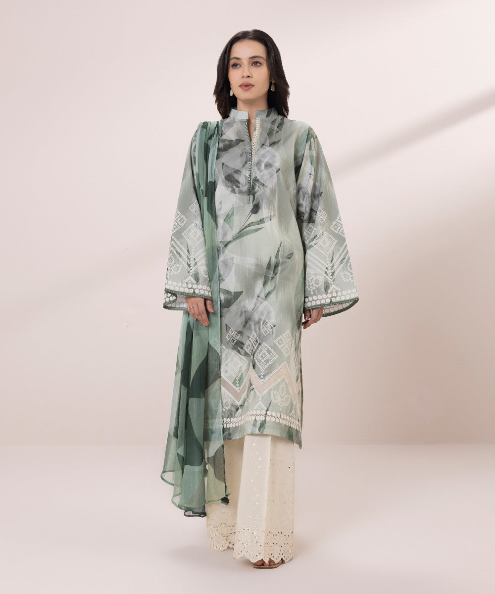 2 Piece - Printed Lawn Suit