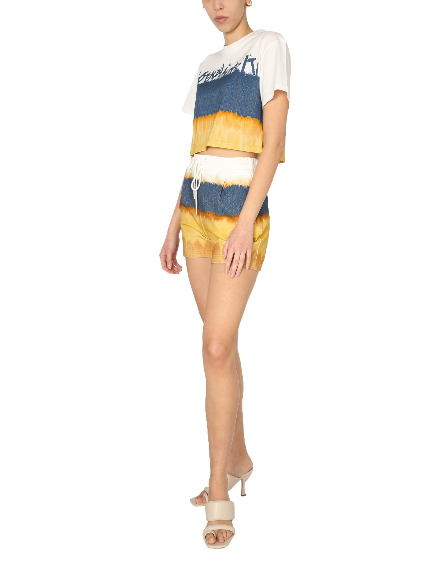 ALBERTA FERRETTI    COTTON PRINTED SHORTS