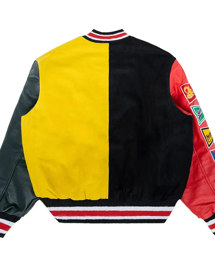 All Star Color Block Letterman Jacket - William Jacket