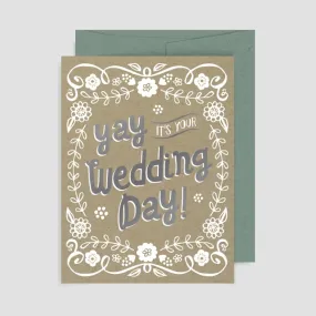 Allison Cole - Yay Wedding Day Card