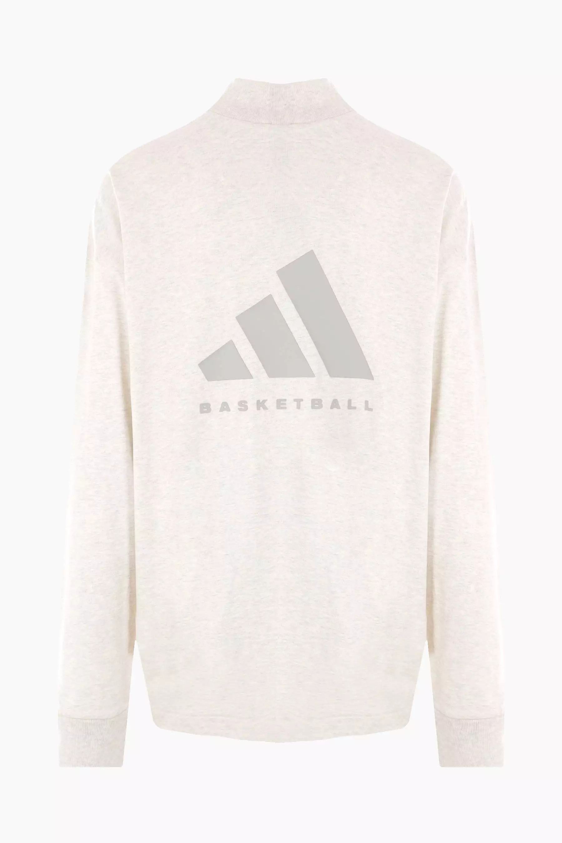 Basketball logo printed cotton long-sleeved t-shirt