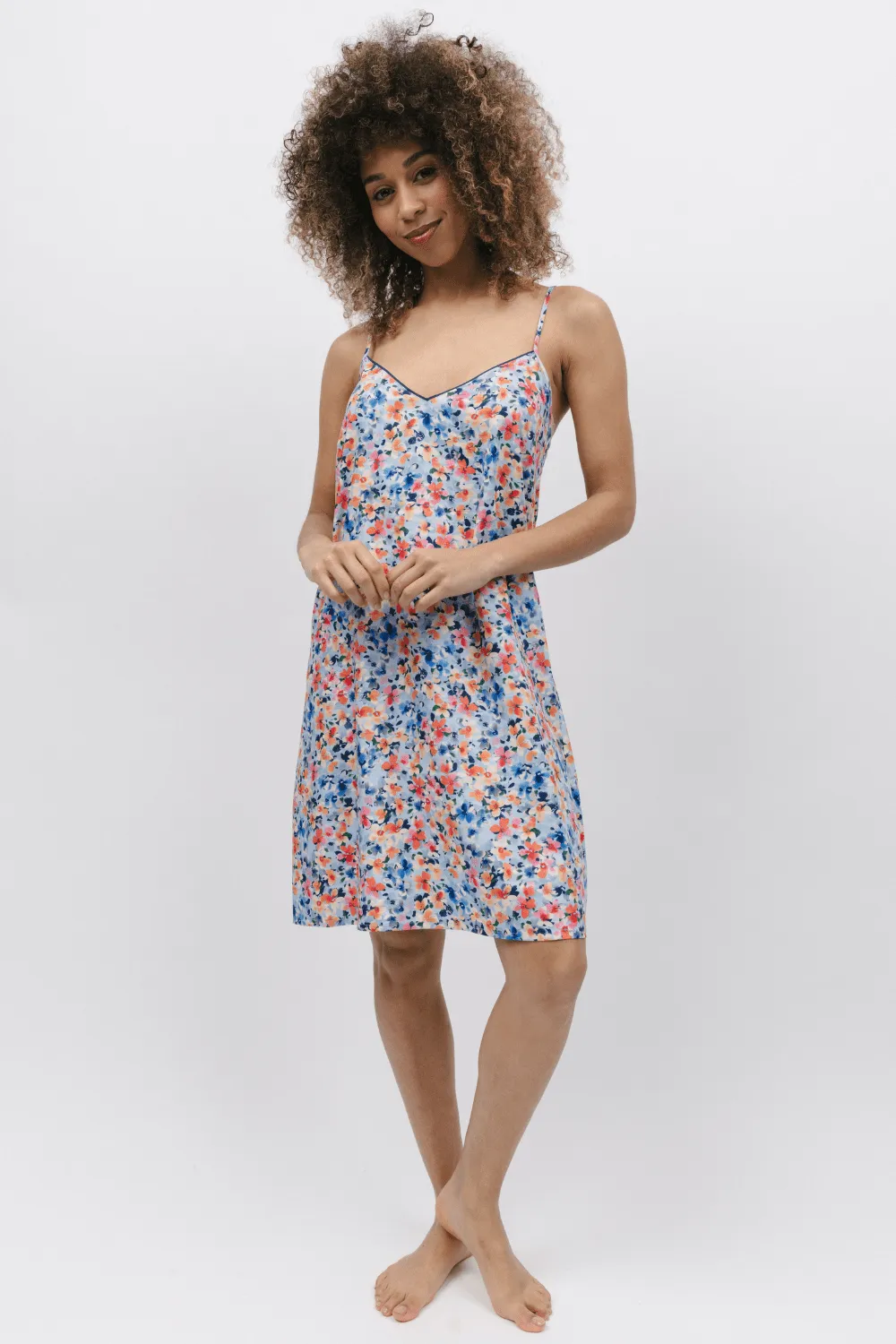 Bea Ditsy Floral Print Chemise