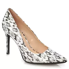 Black and white Animal Print Heel.