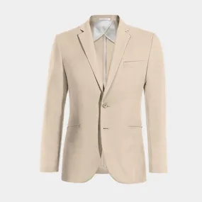  Blazer sin forro beige esencial