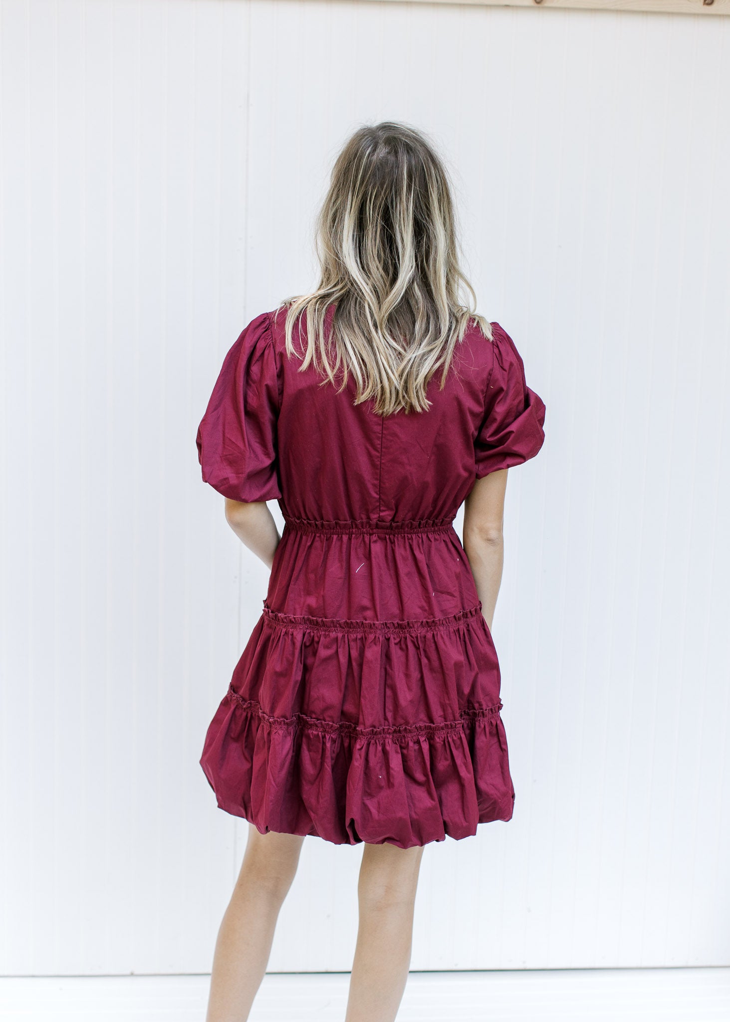 Burgundy Belle Dress