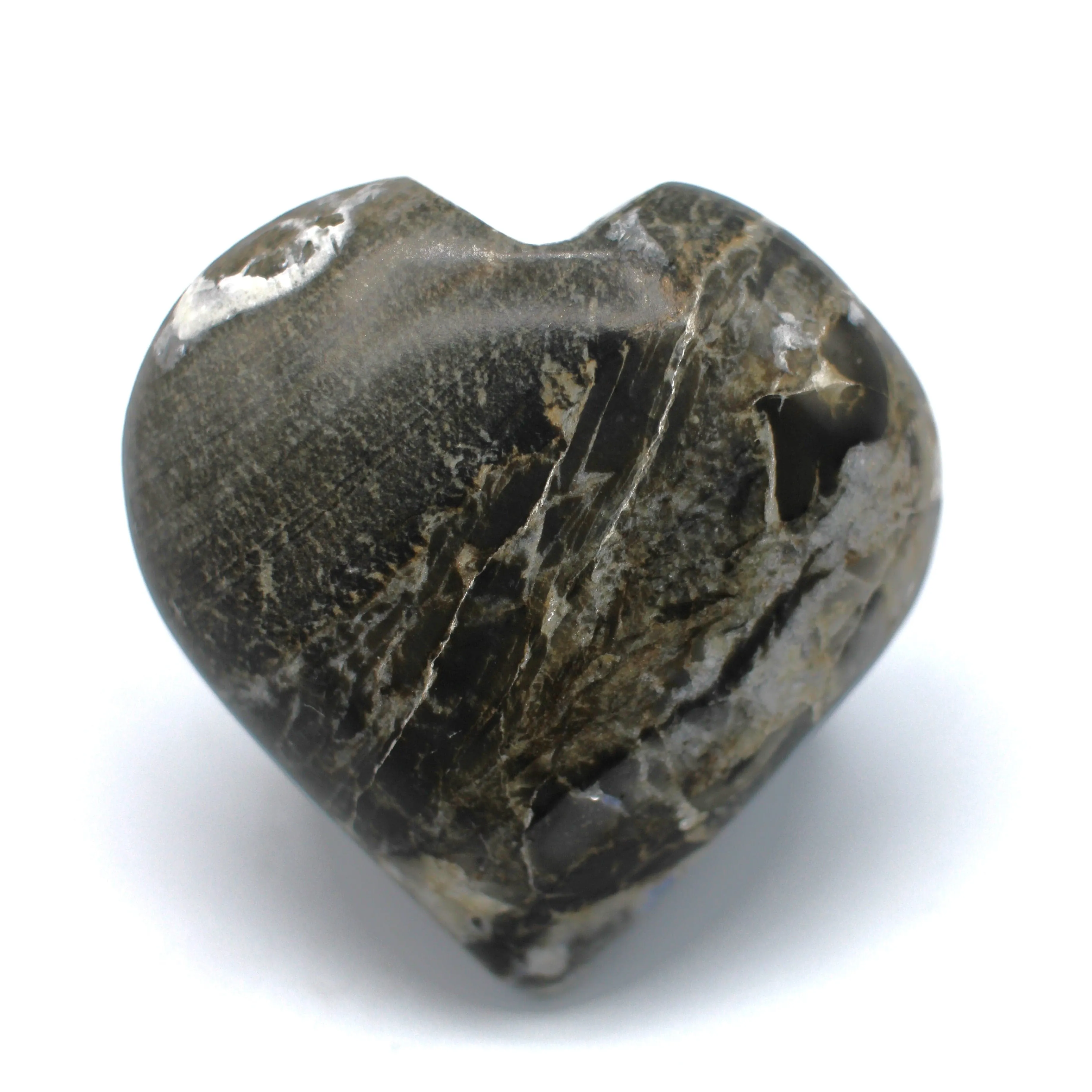 Canadian Sodalite in Matrix Heart Carving