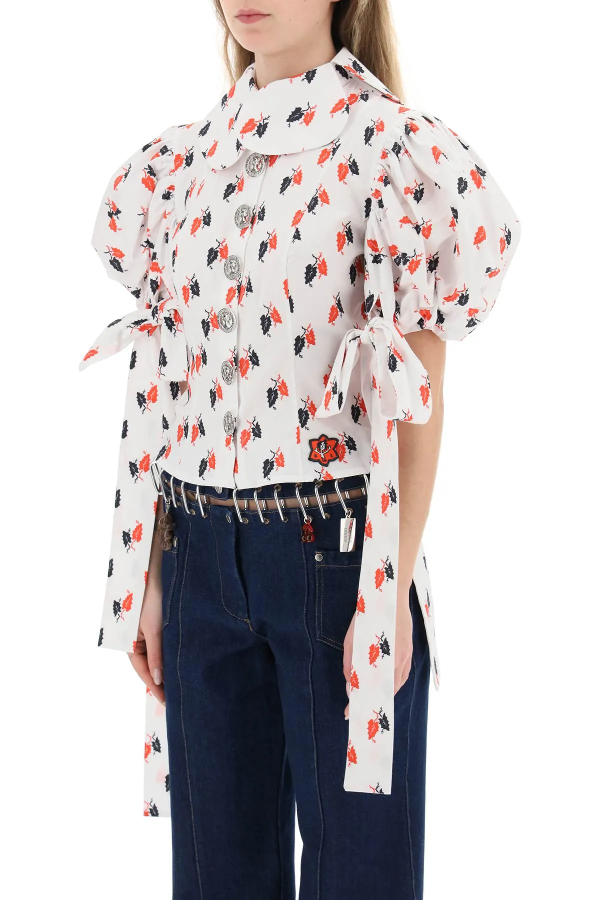 Canina Printed Shirt In Organic Cotton