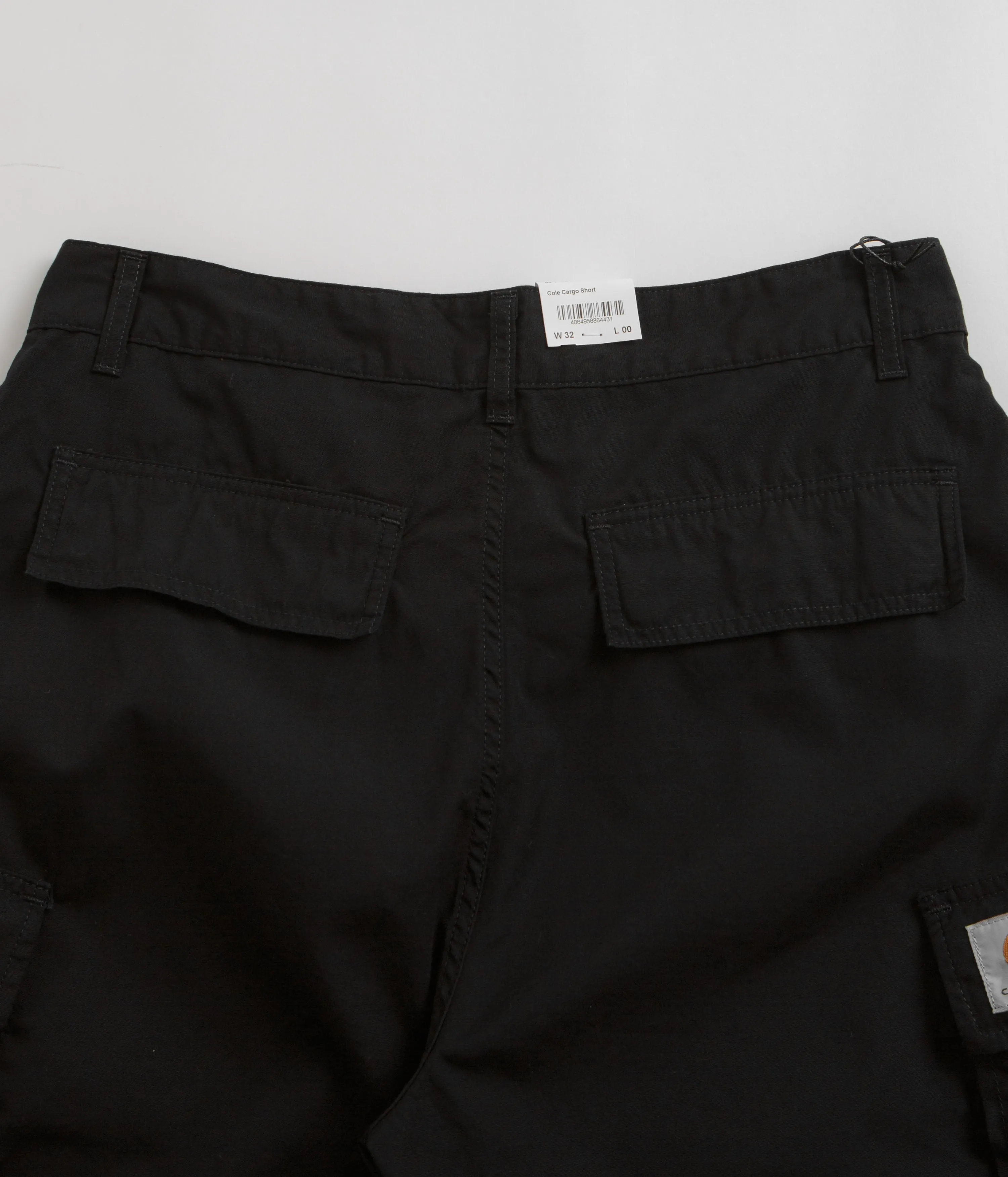 Carhartt Cole Cargo Shorts - Rinsed Black