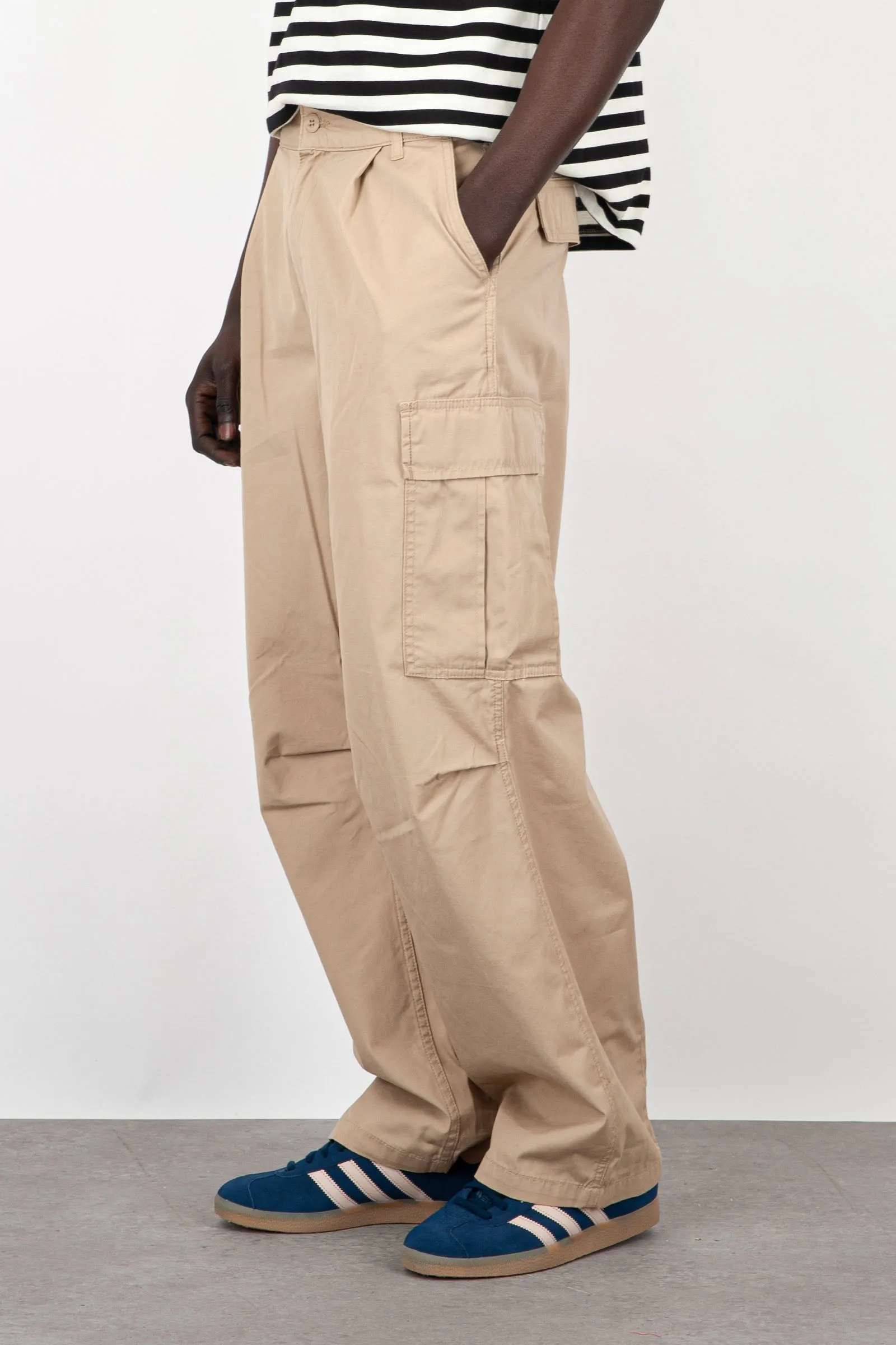 Carhartt WIP Pantaloni Cole Cargo Cotone Sabbia