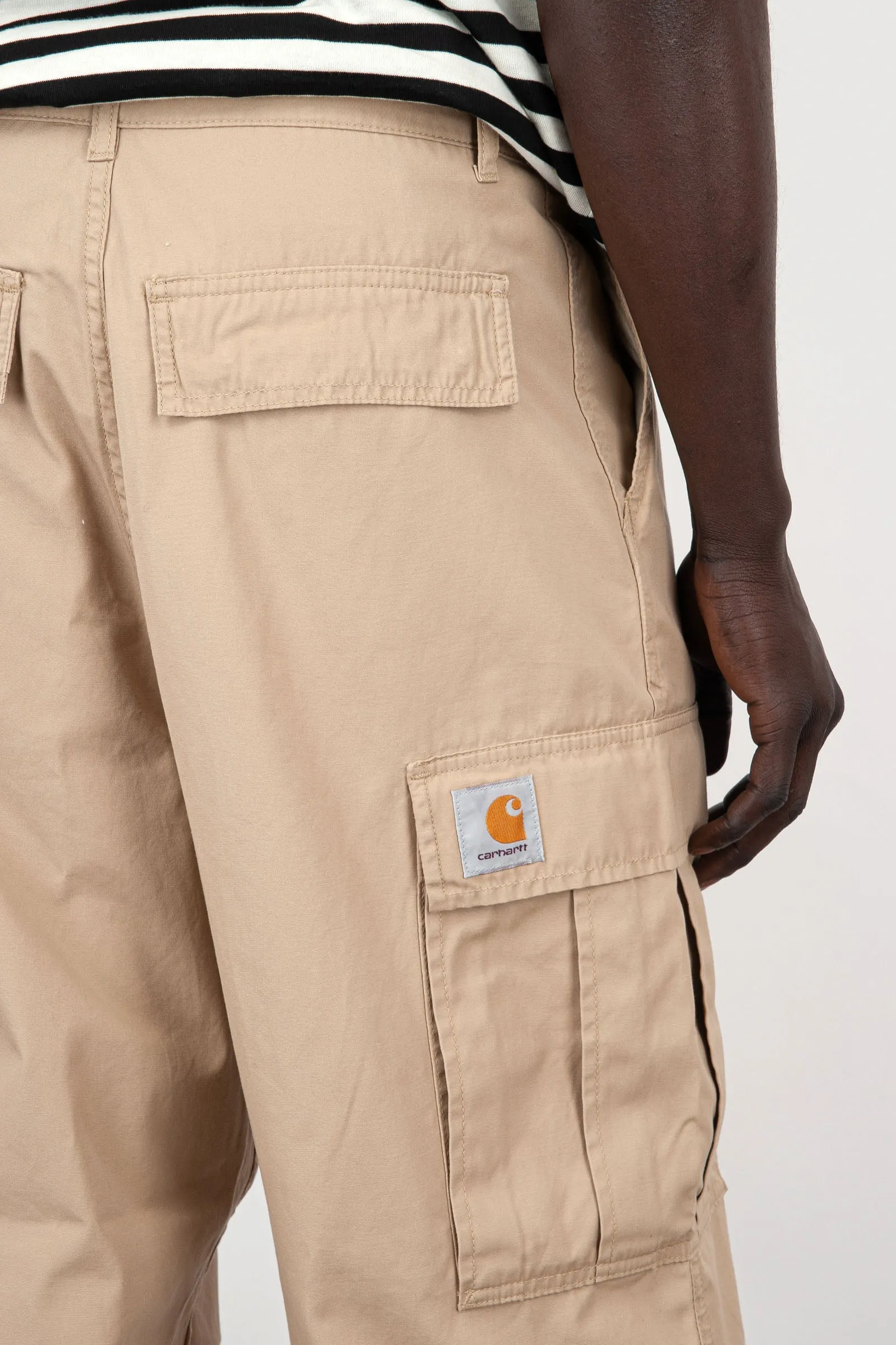 Carhartt WIP Pantaloni Cole Cargo Cotone Sabbia