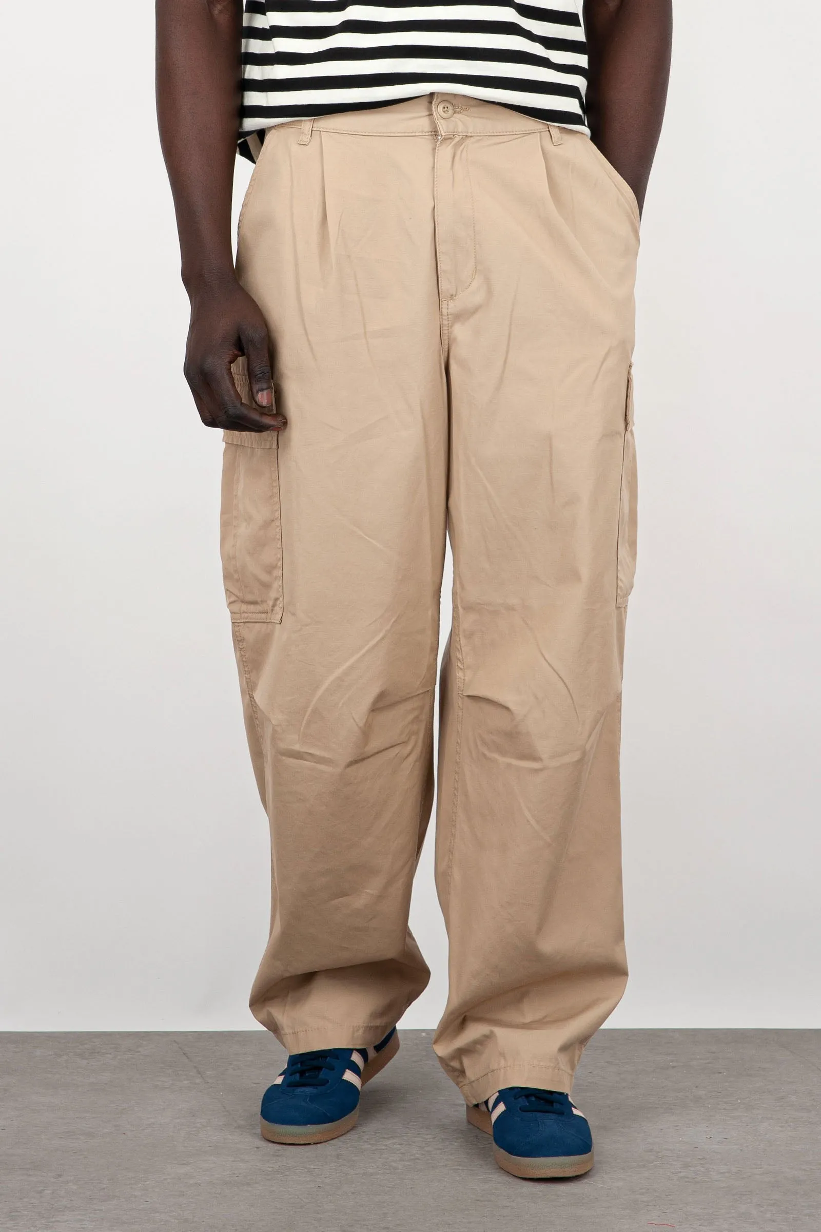 Carhartt WIP Pantaloni Cole Cargo Cotone Sabbia