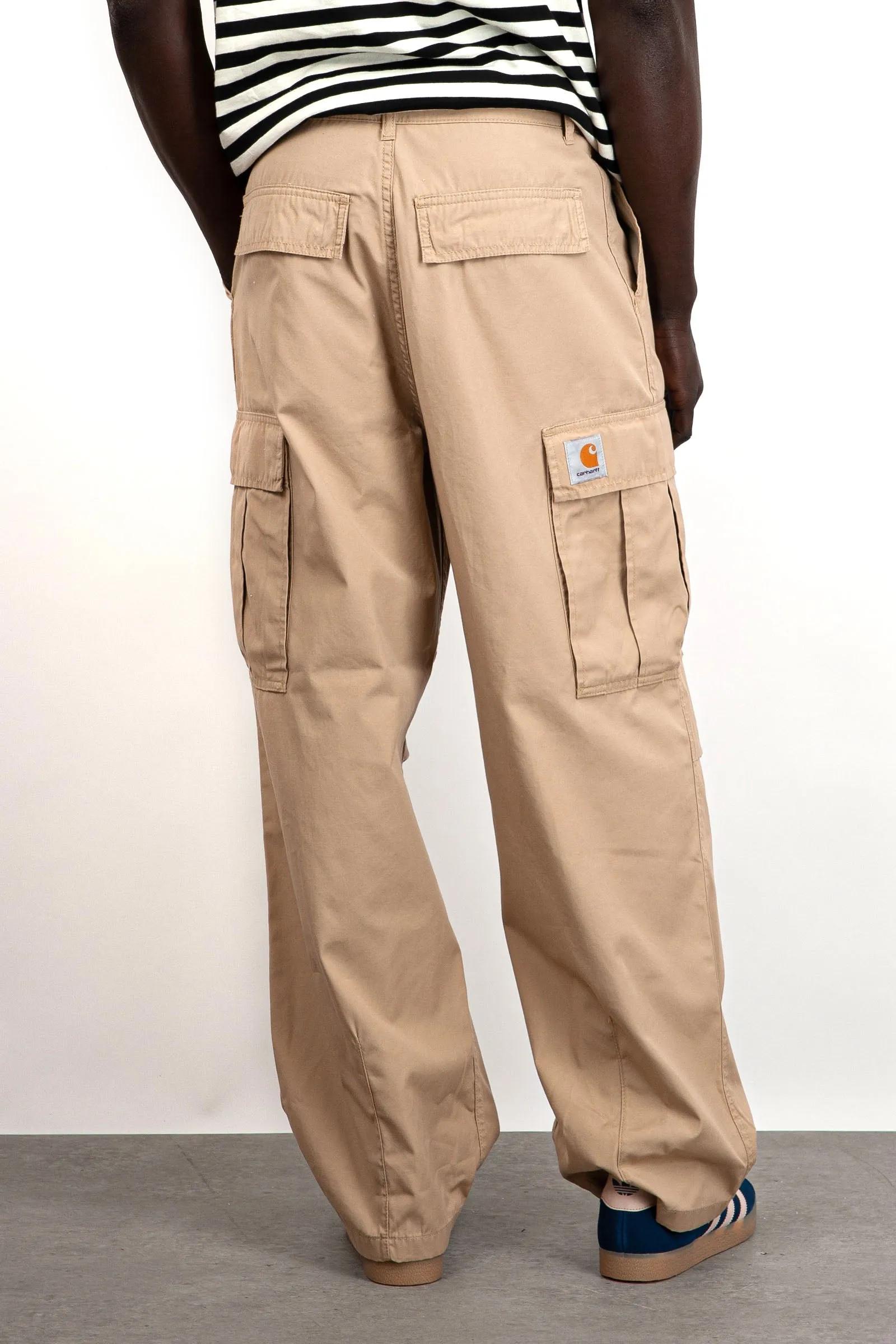 Carhartt WIP Pantaloni Cole Cargo Cotone Sabbia