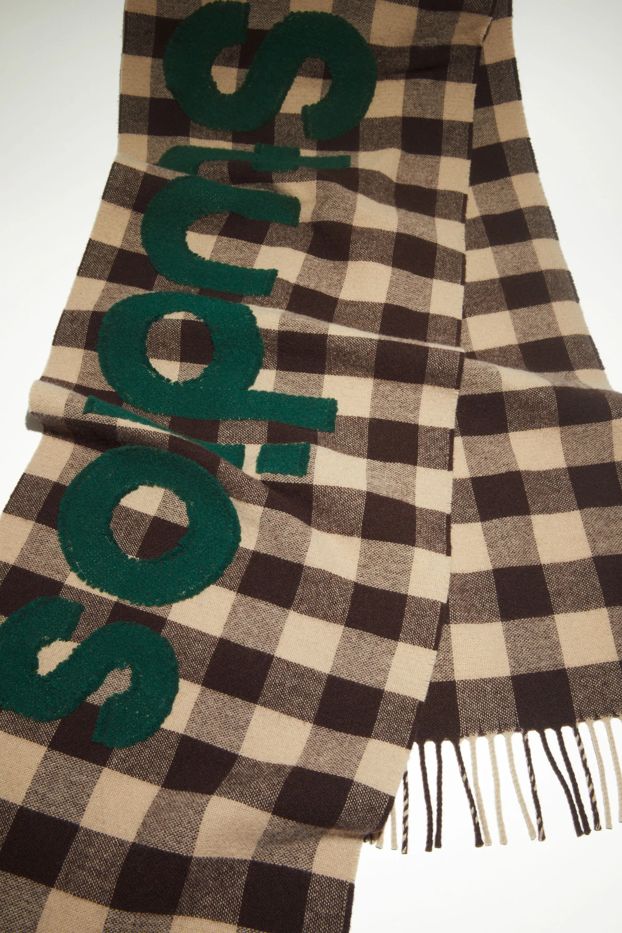 Check logo scarf