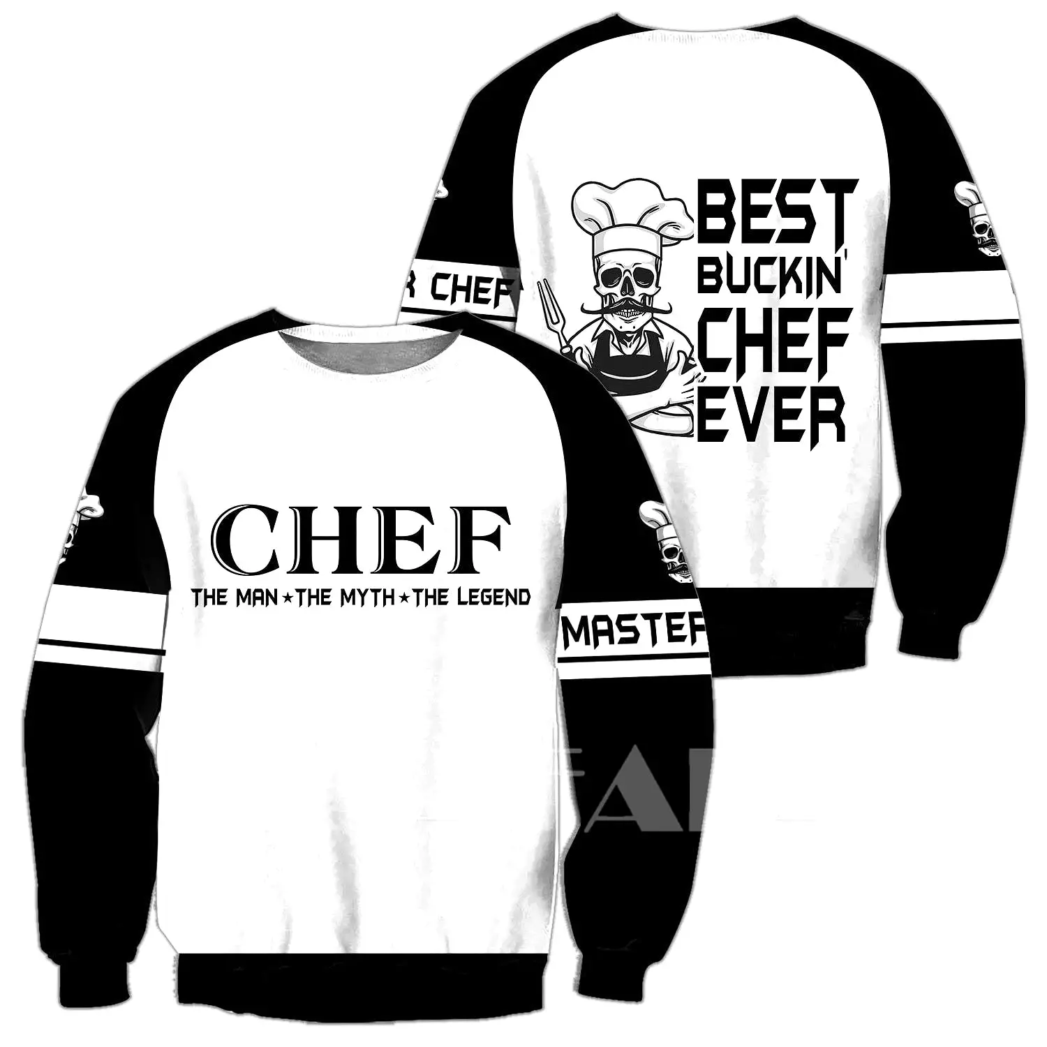 CHEF 3D ALL OVER PRINTED MEN AUTUMN HOODIE CUSTOM NAME - T-SHIRT DESIGN