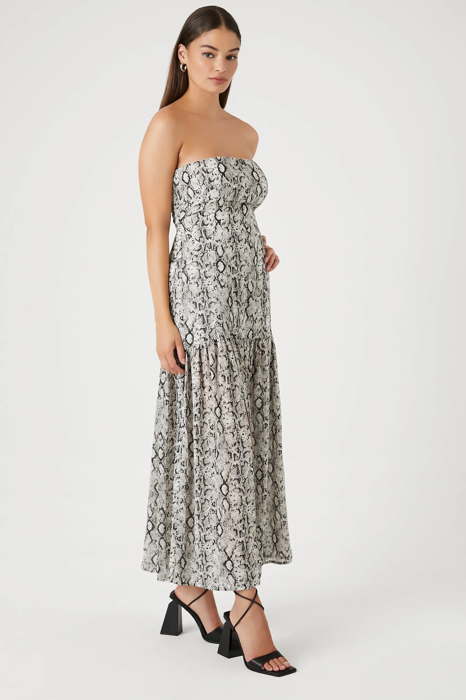 Chiffon Snakeskin Mermaid Dress