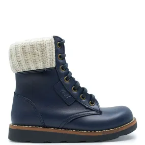 Emel Navy Sweater Bootie