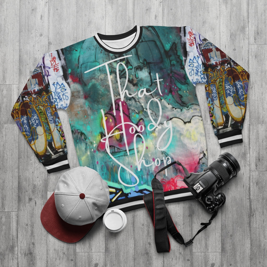 Fishbowl Life Graffiti Unisex Sweatshirt