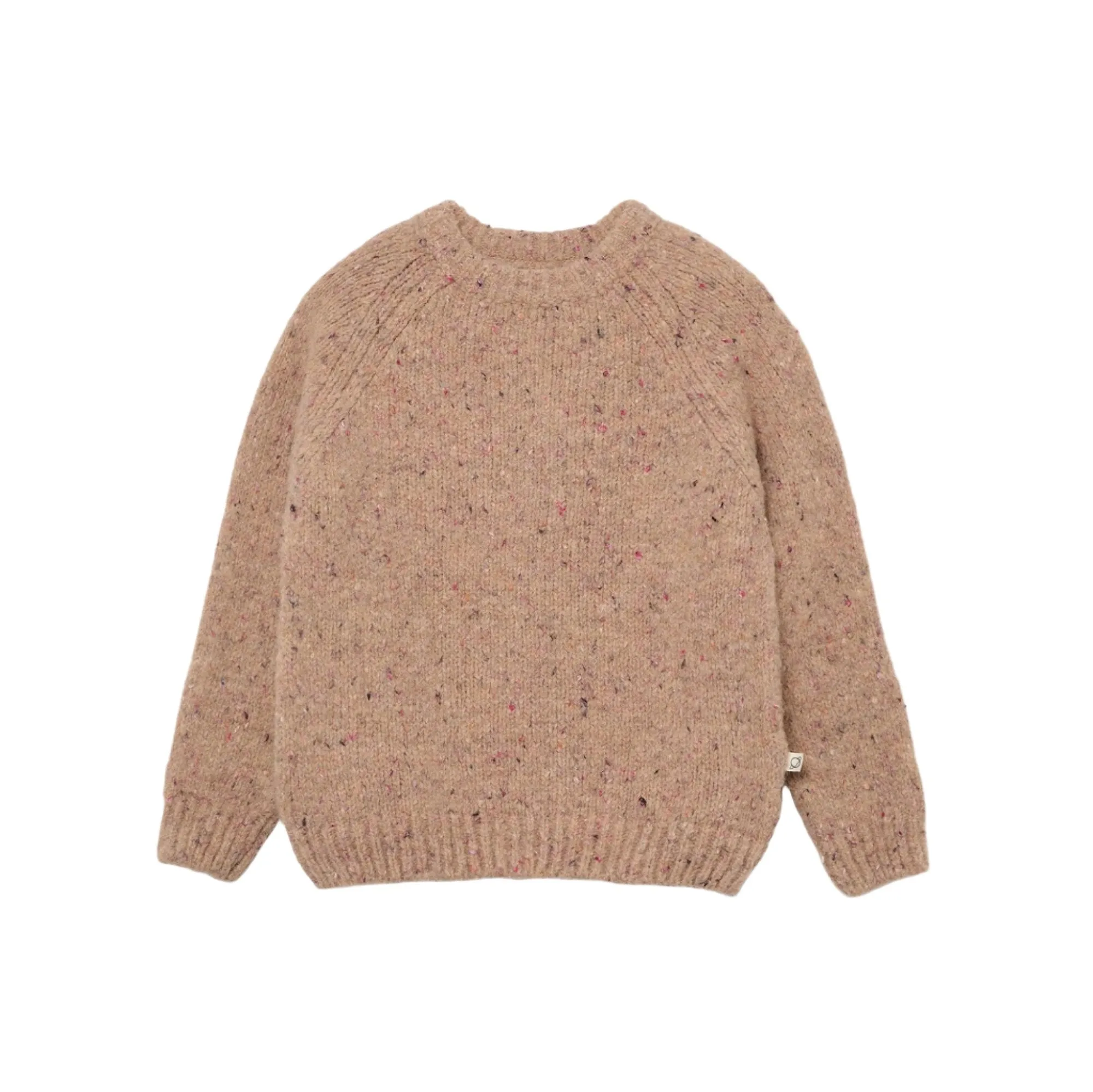 FLECKED BABY SWEATER - PINK