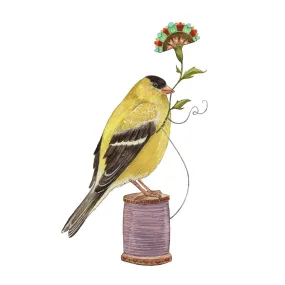 Floral Finch 8x10 Print