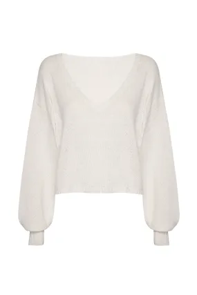 Hamilton Island Sweater - White