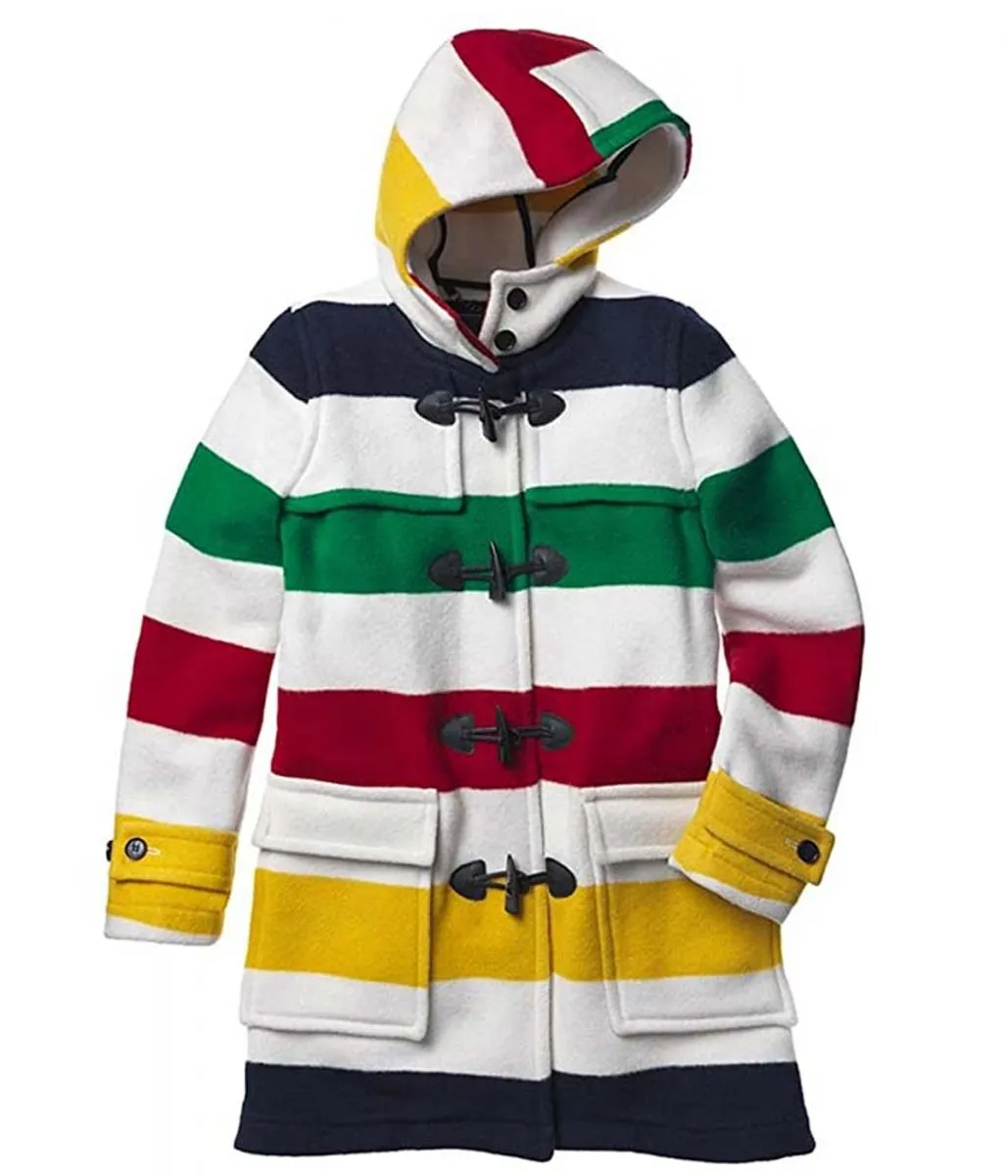 Hudson Bay Hooded Duffle Wool Coat