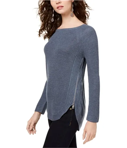 I-N-C Womens Side Zip Pullover Sweater