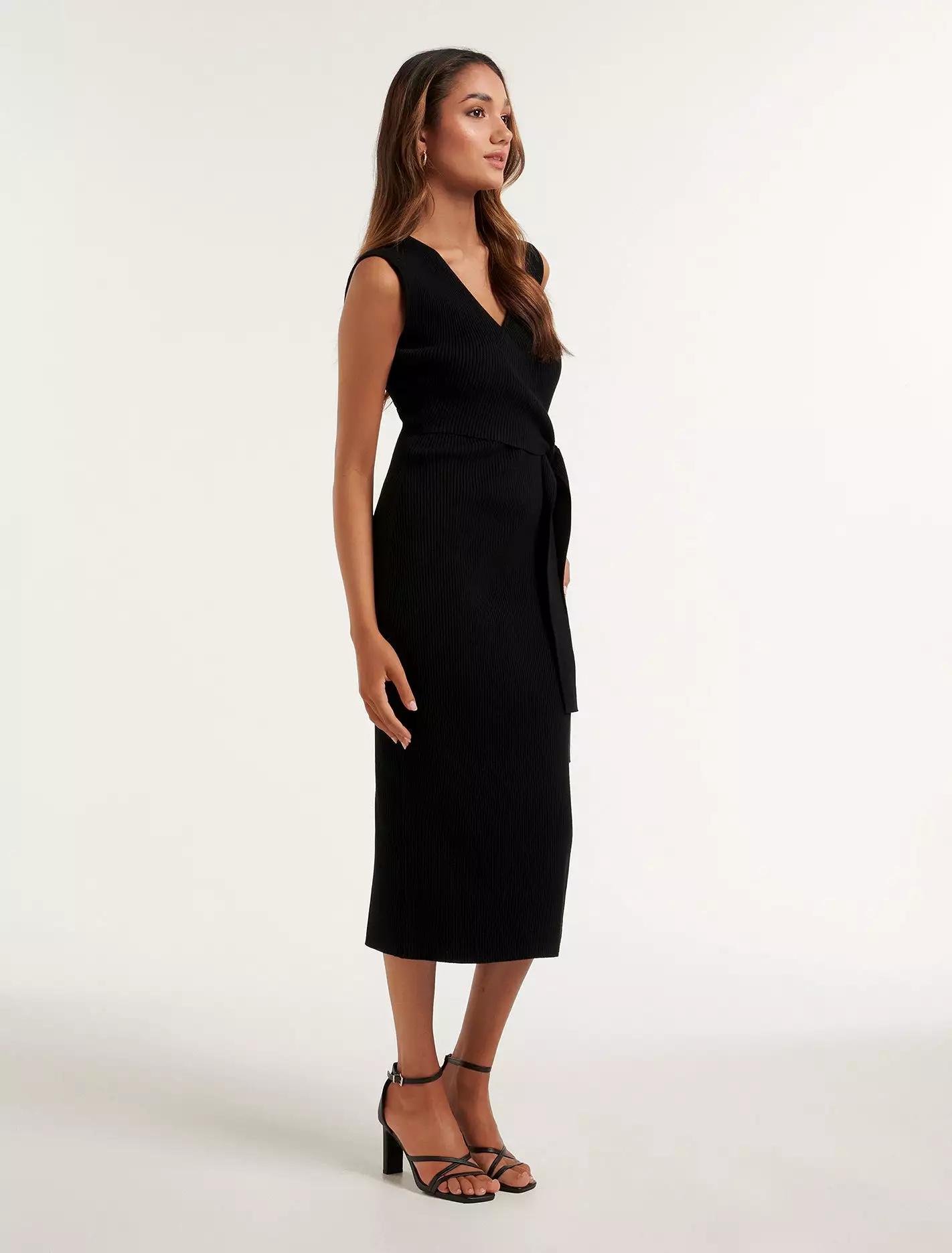 Jacinta Petite Half Wrap Midi Dress