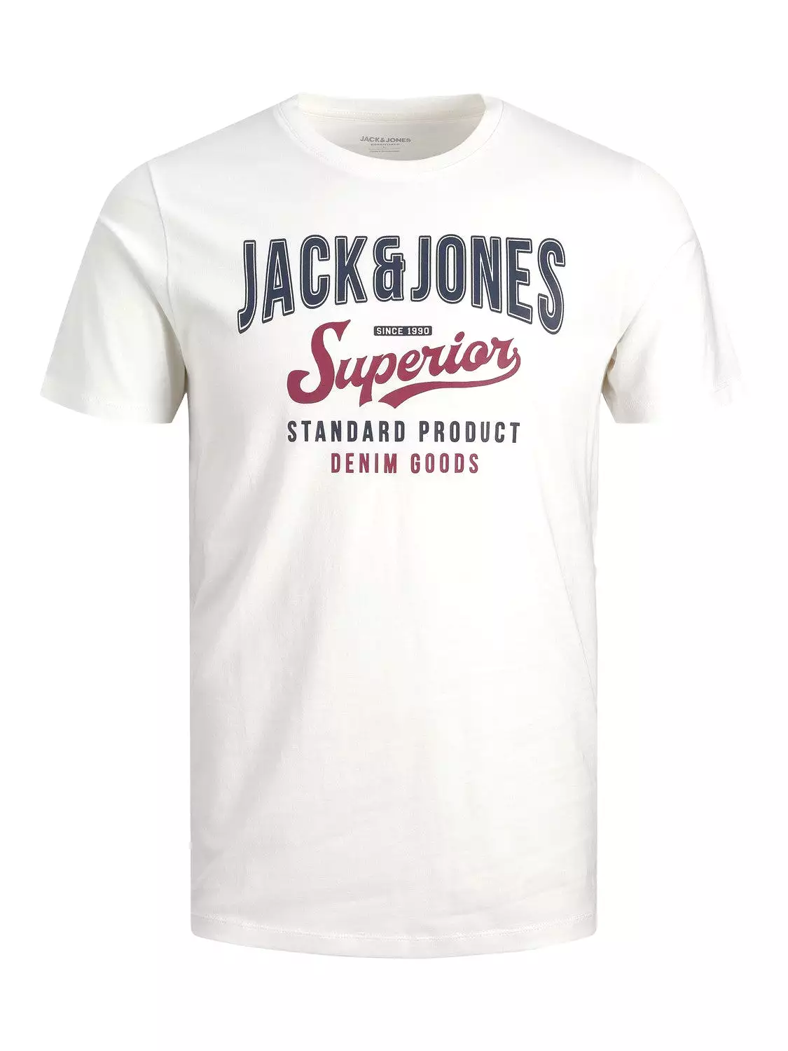 Jack & Jones Mens Printed 'JJELOGO Tee' Crew Neck T-Shirt