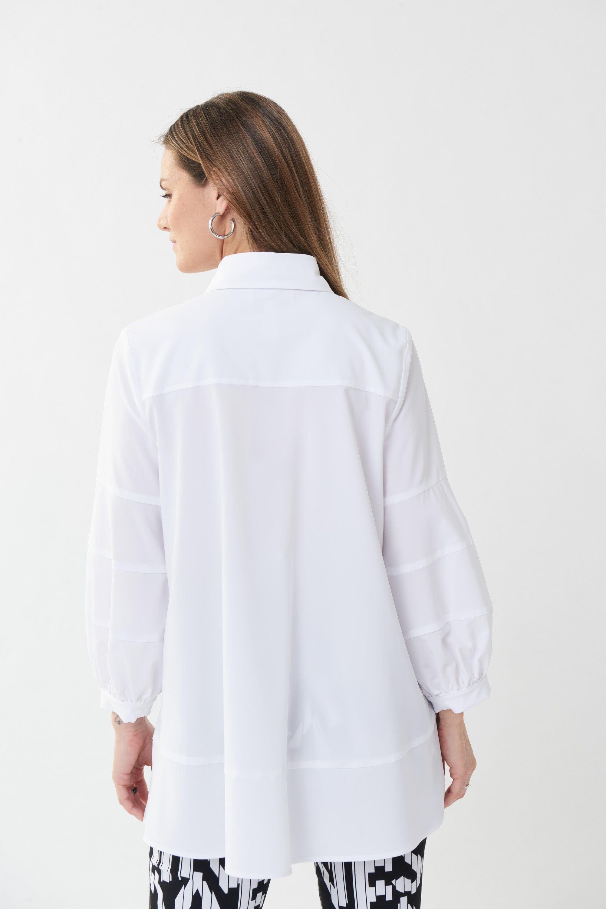 Joseph Ribkoff Puff Sleeve White Blouse - 223113