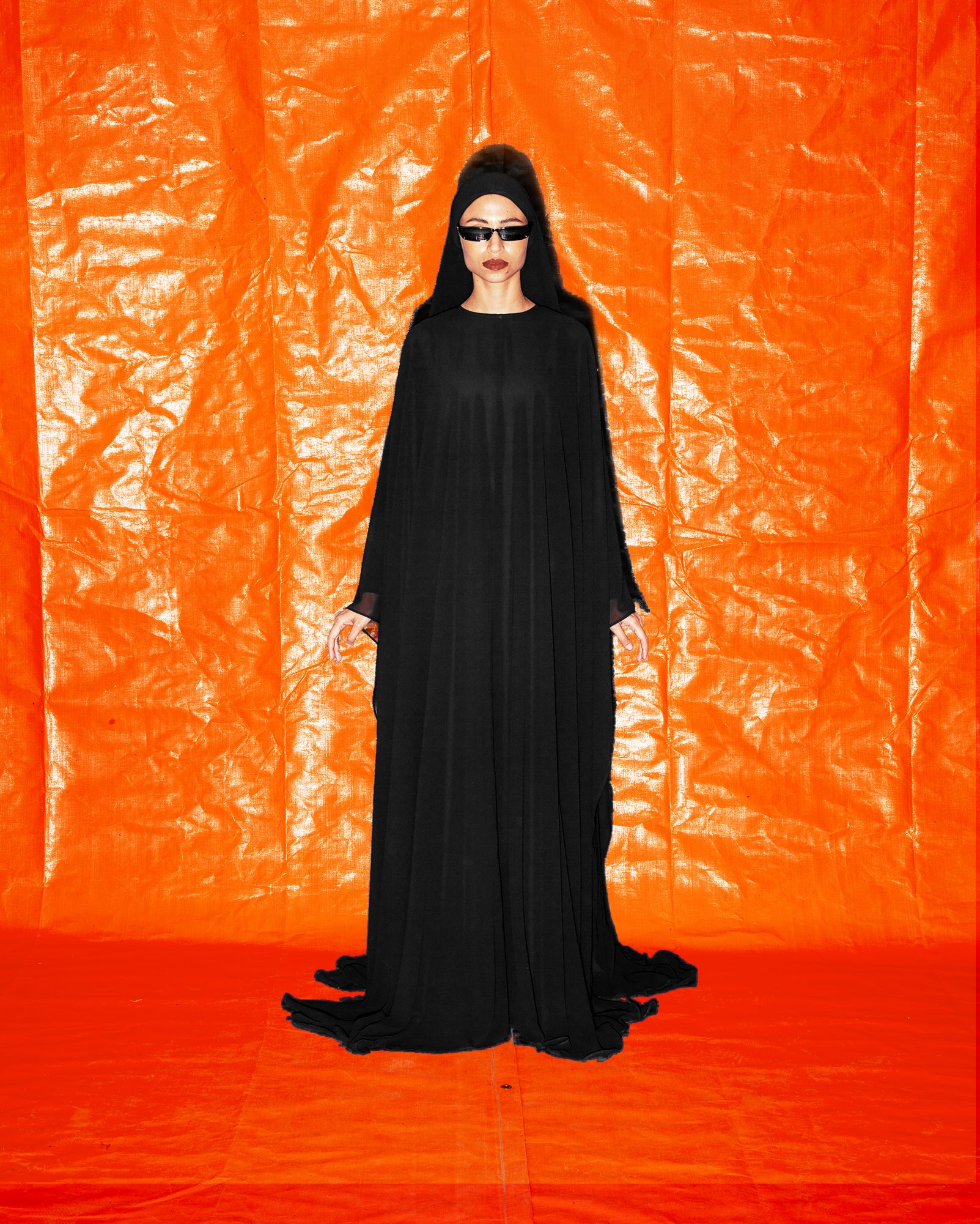 Kaftan Chiffon (Black)