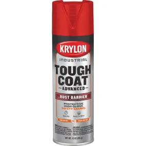 Krylon Krylon Industrial Tough Coat 15 Oz. Gloss Safety Red Rust Barrier Spray Enamel