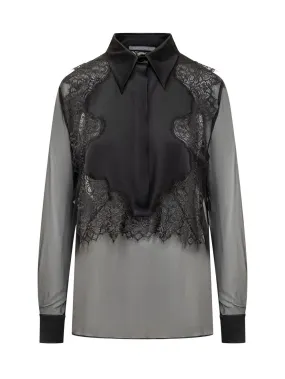 Lace Chiffon Shirt