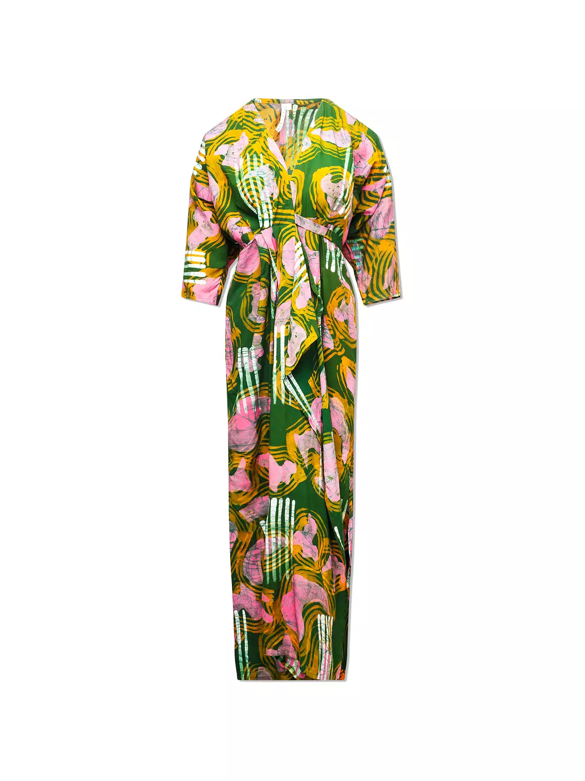 Letsa Wrap Dress in Waters