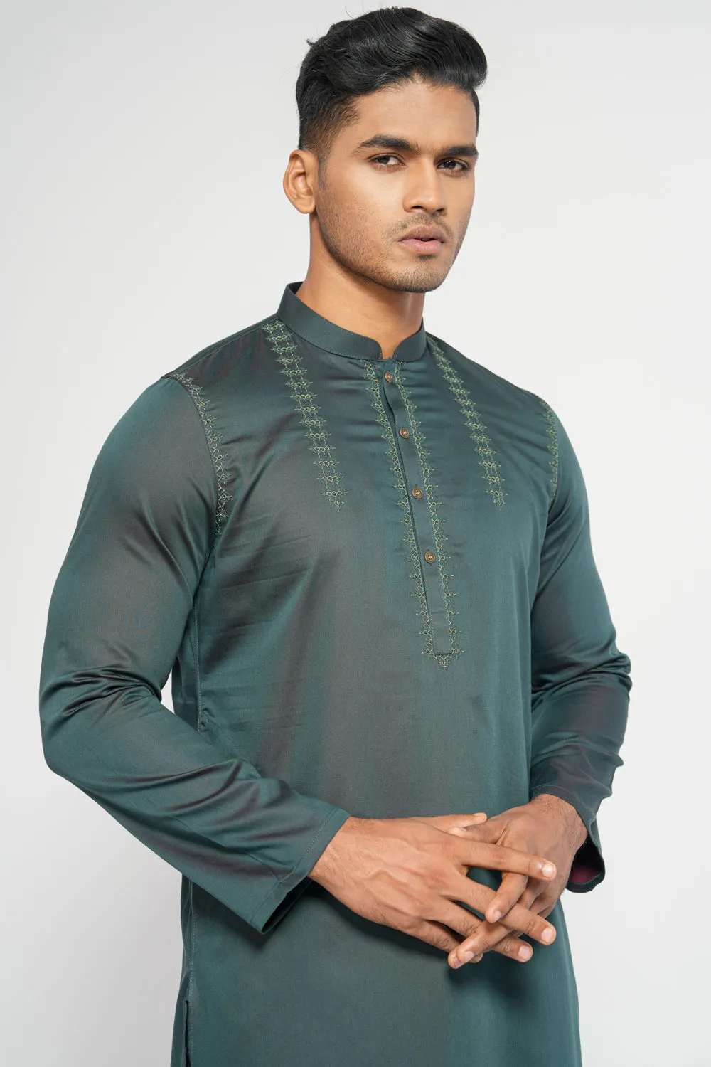 Men's Digital Printed Cotton Panjabi