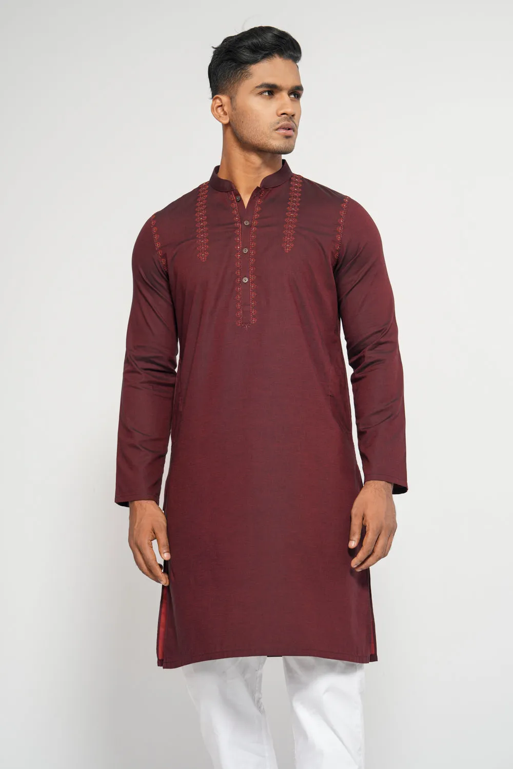 Men's Digital Printed Cotton Panjabi