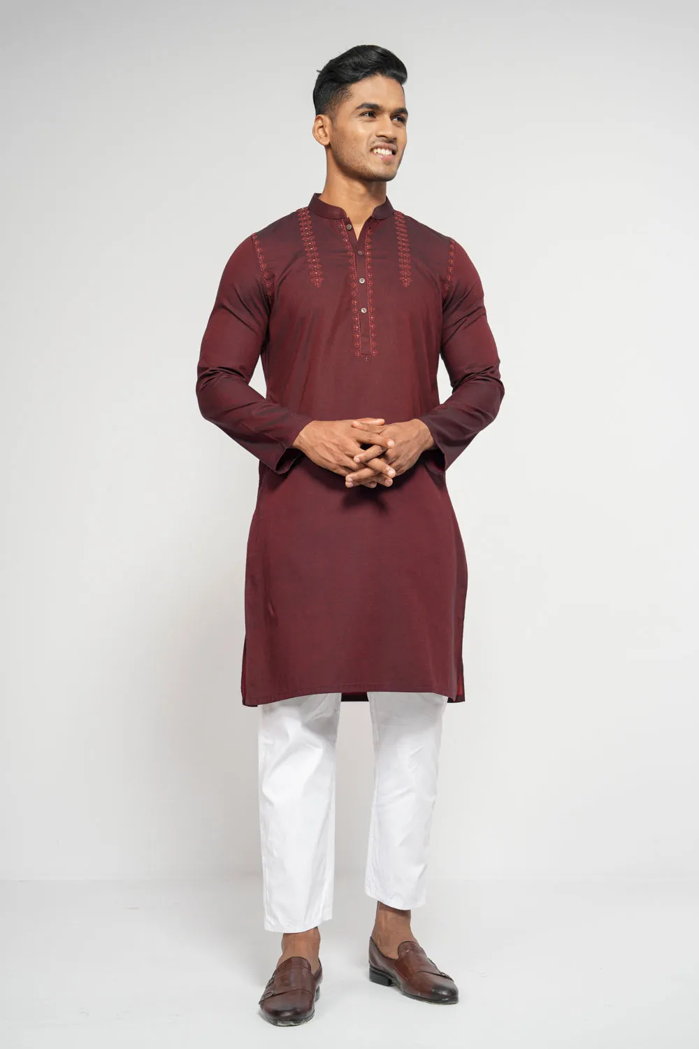 Men's Digital Printed Cotton Panjabi