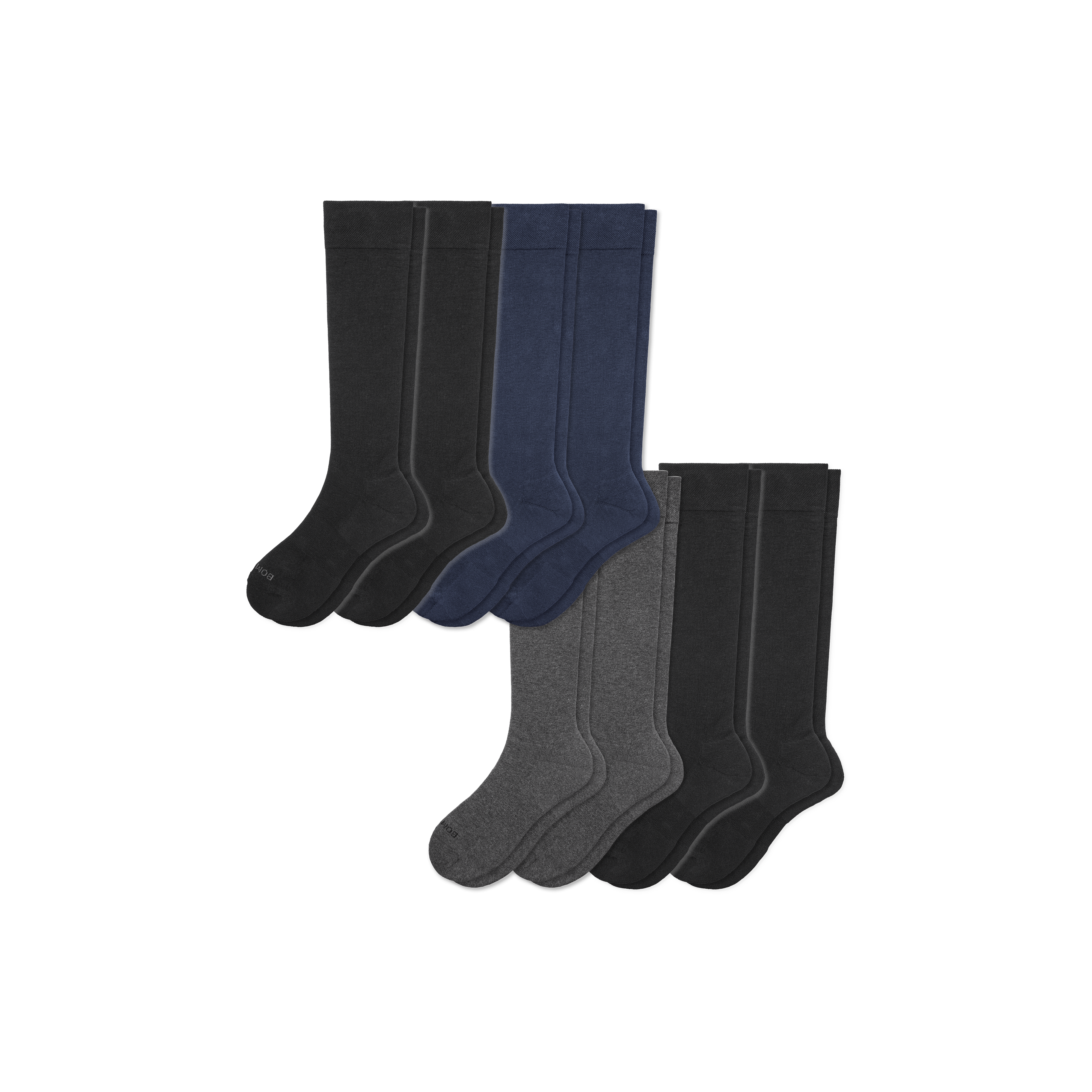 Men's Dress Over the Calf Sock 8-Pack