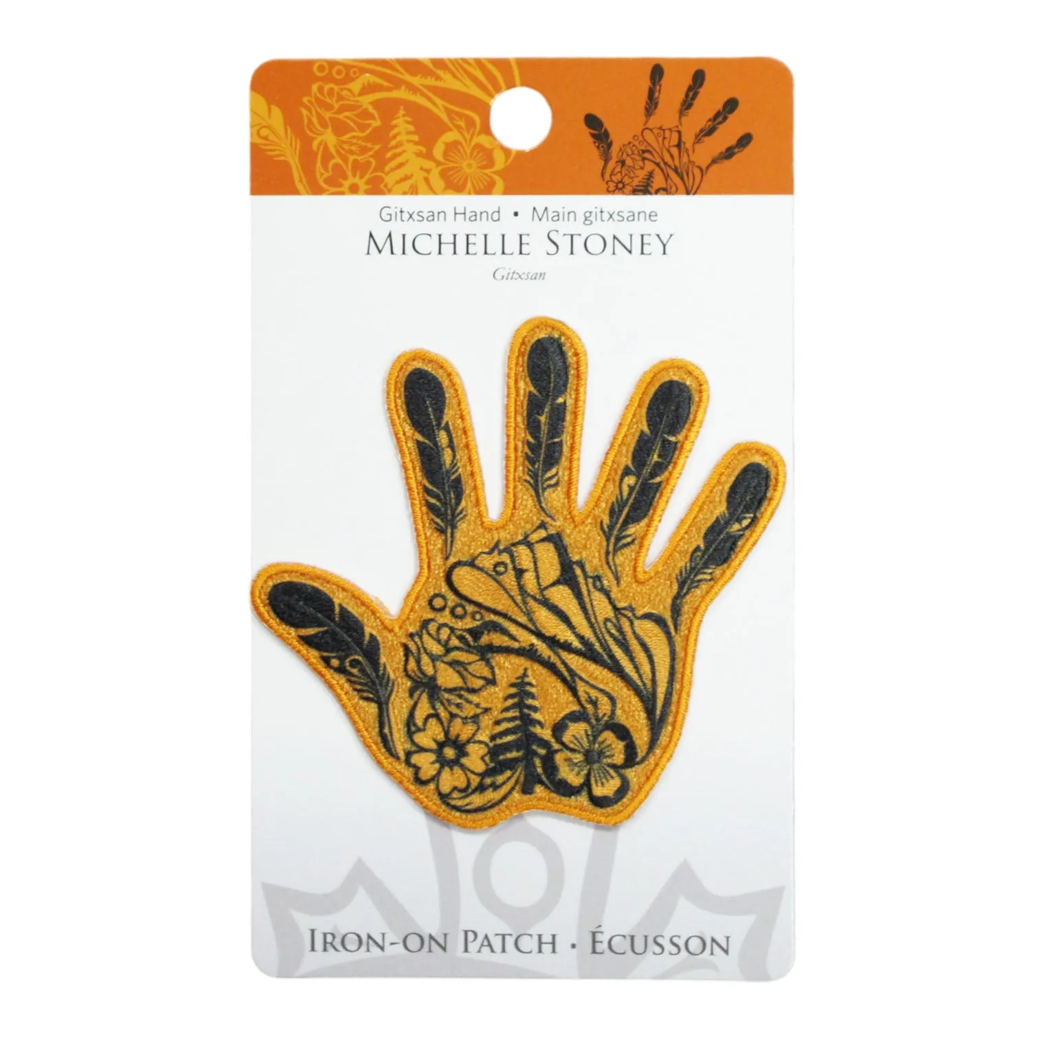 Michelle Stoney Gitxsan Hand Iron-on Patch