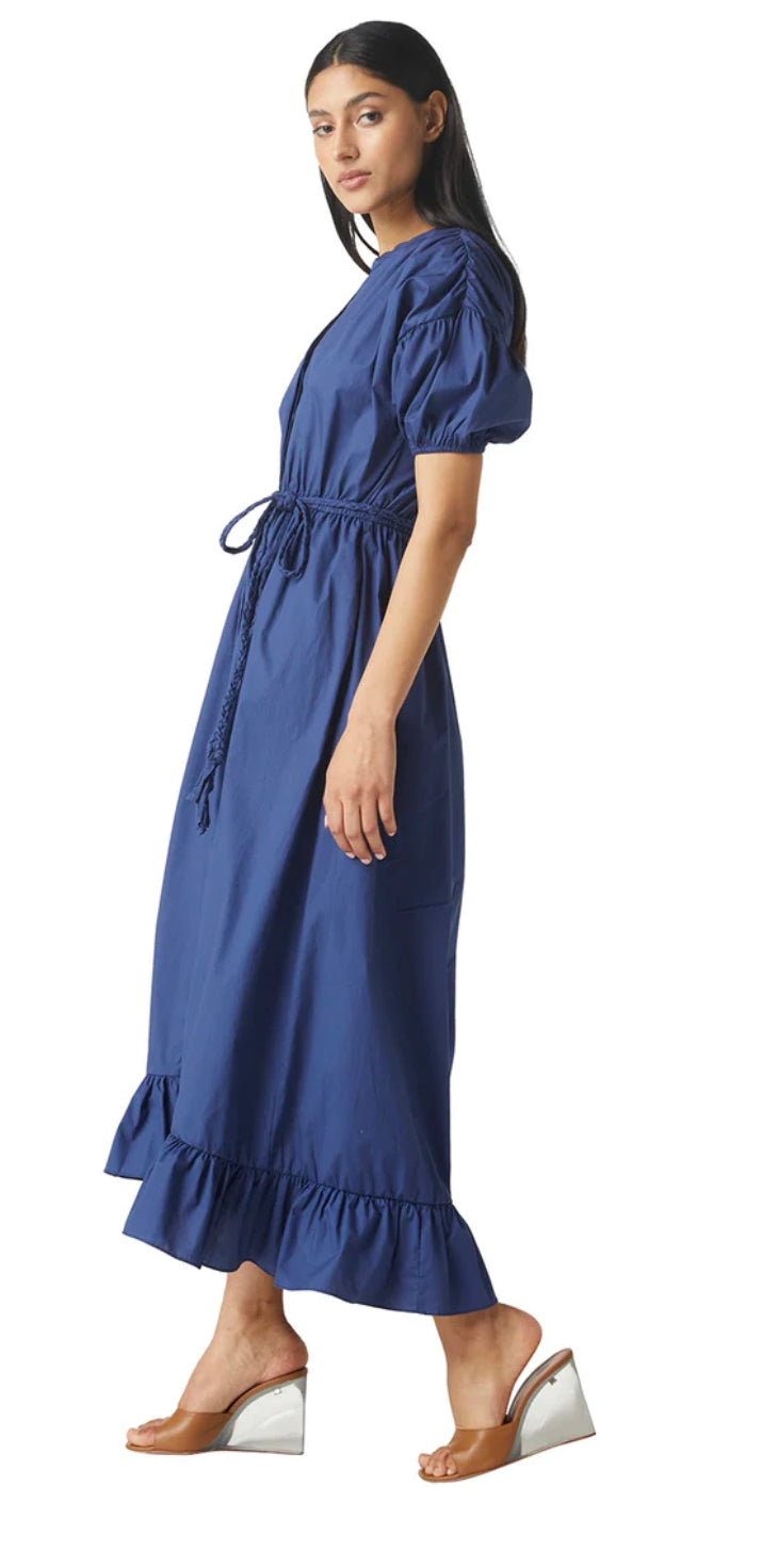 Misa - Amarine Dress - Indigo Blue