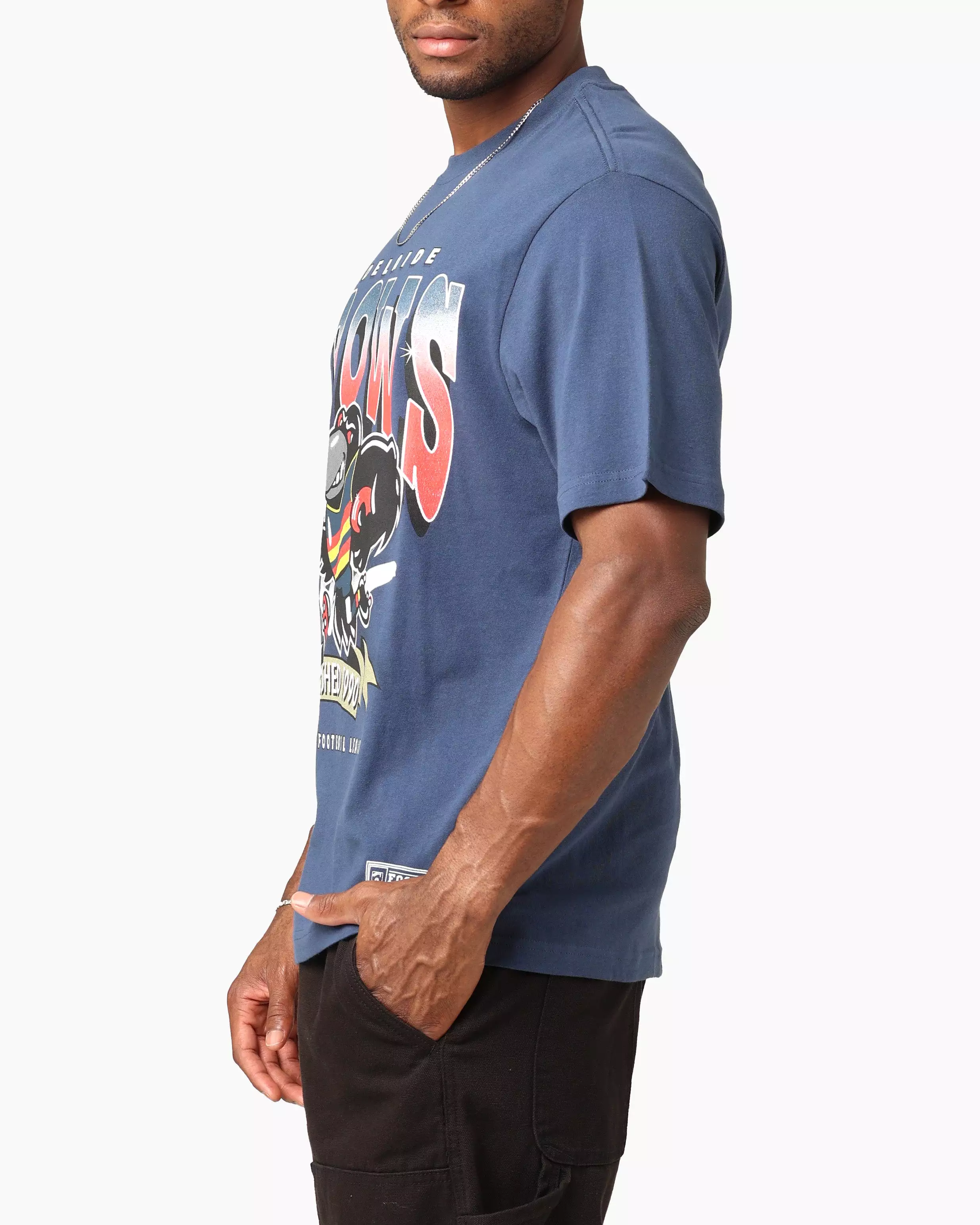 Mitchell & Ness Adelaide Crows Character T-Shirt Blue