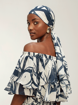 Moussor Headwrap - Tao Navy