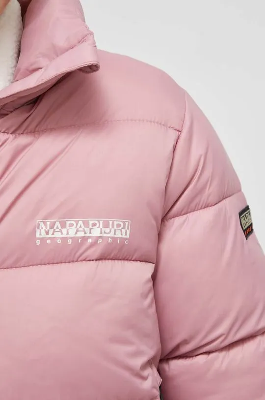 Napapijri jacket women's pink color