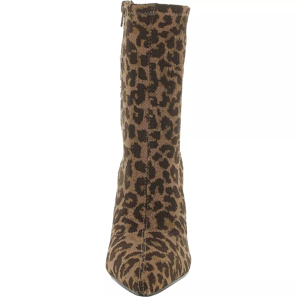 New York & Company Womens Animal Print Pointed Toe Ankle Boots