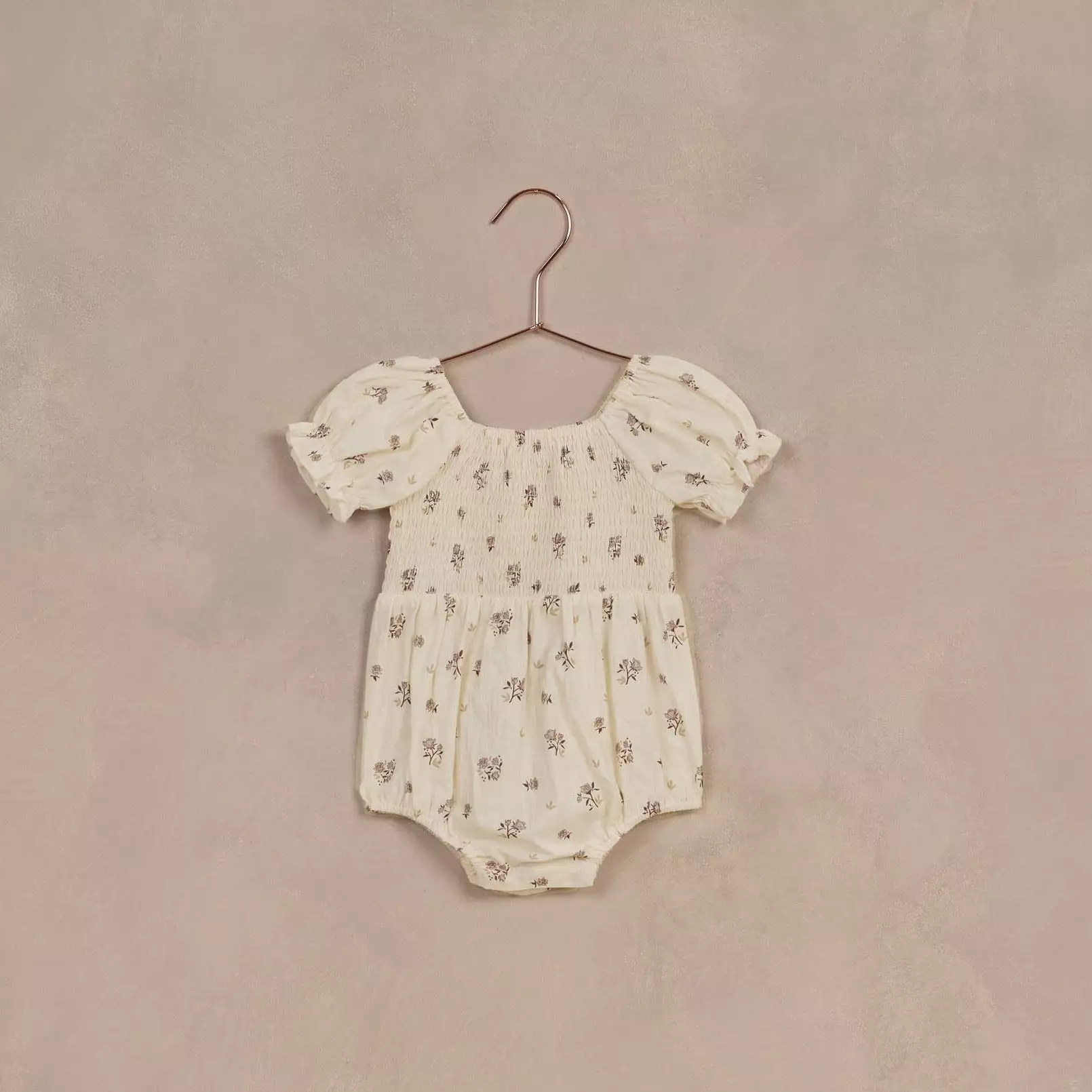 Noralee Cosette Romper in Rose Ditsy