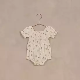 Noralee Cosette Romper in Rose Ditsy