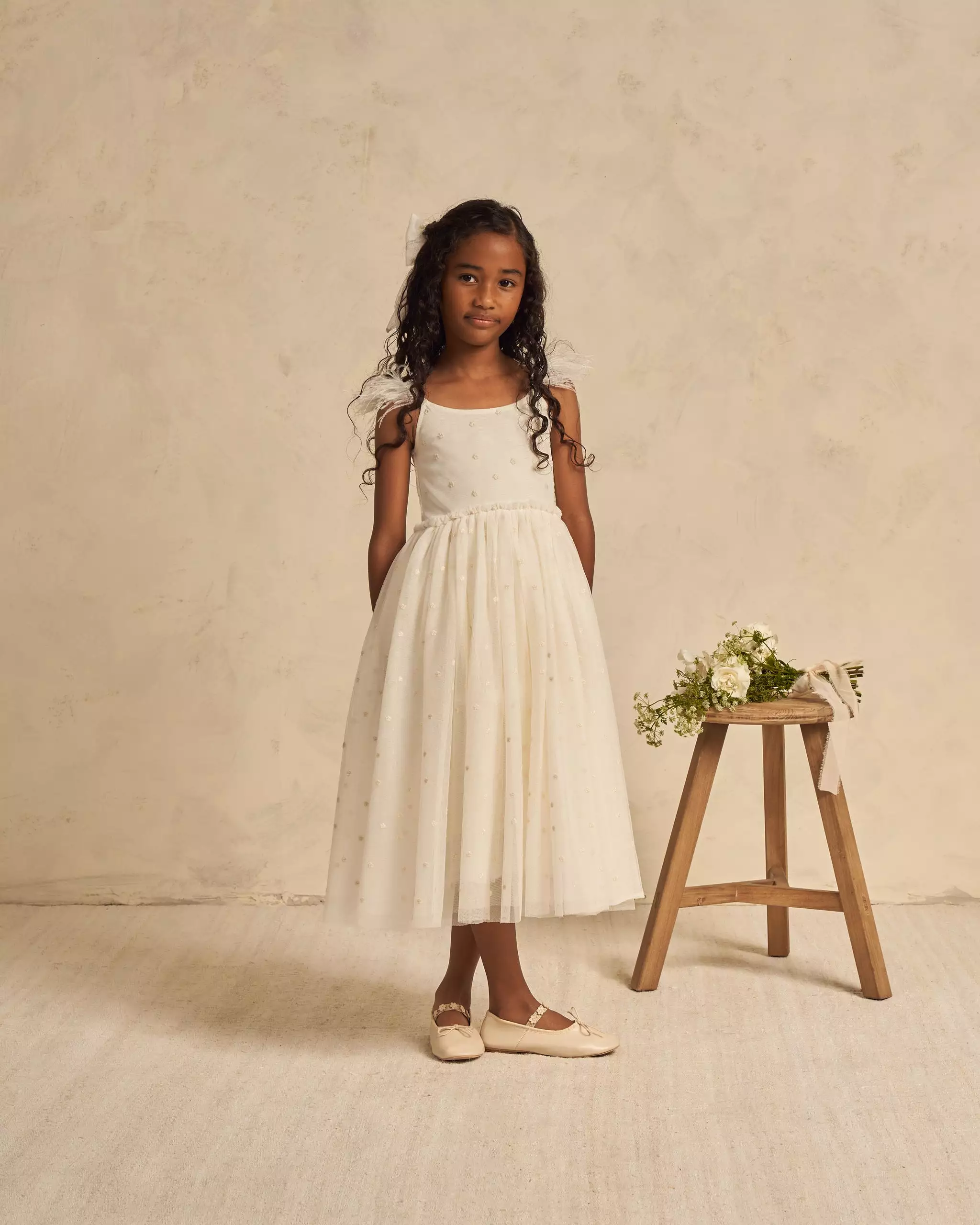 Noralee Poppy Dress in Ivory