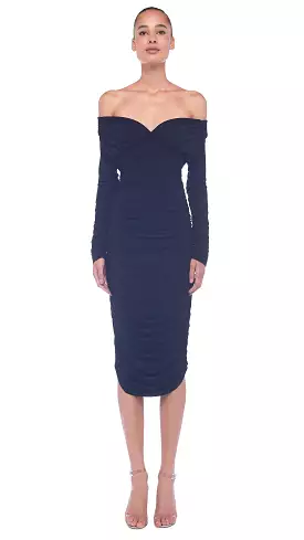 Norma Kamali - Long Sleeve Tara Dress - Black