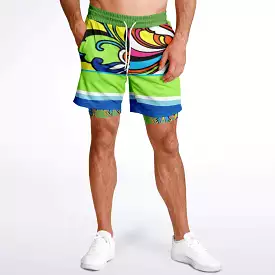 OG San Diego Vintage Floral Athletic Compression Shorts